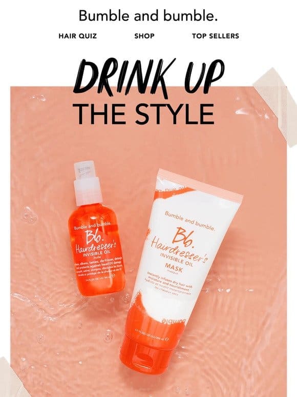 Bb.Hairdressers love this 2-step hydration routine.