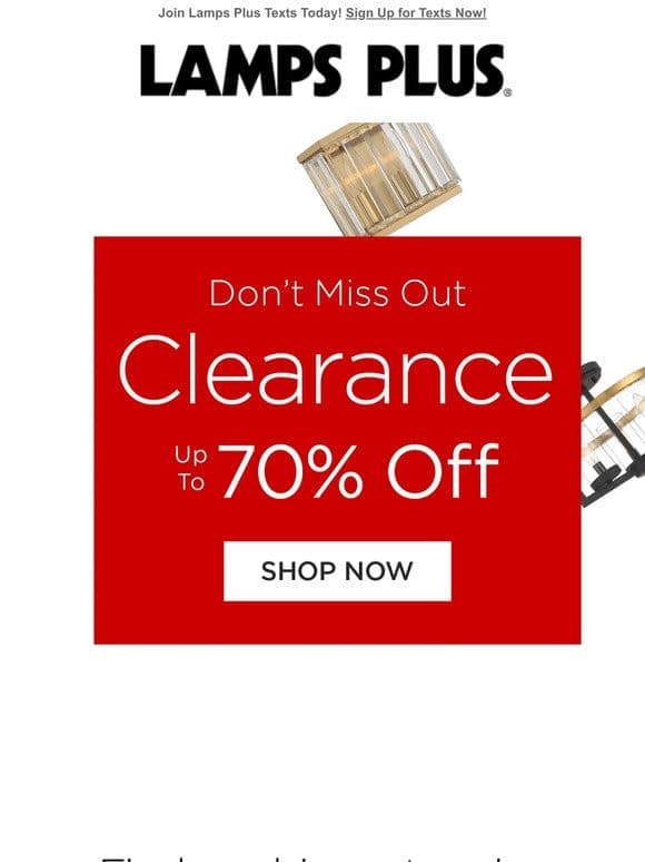 Be Quick! Grab the Best CLEARANCE Styles Now
