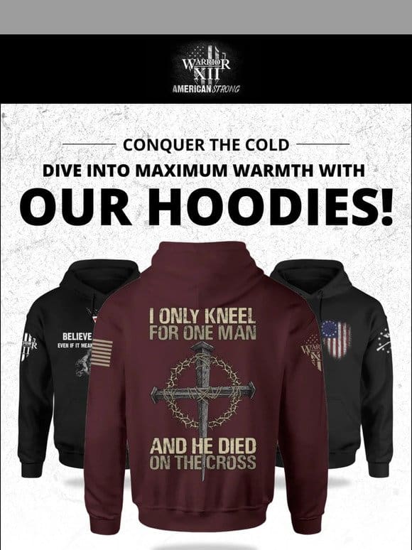 Beat the Frost With Our Hoodies!