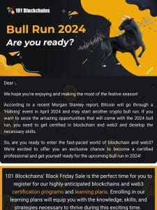 Become a Certified Professional and Get Ready for 2024’ Bull Run