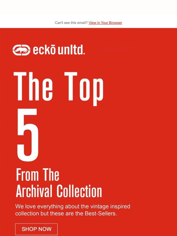 Best Sellers From The Archival Edition
