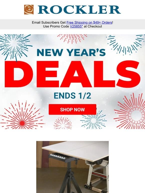 Big New Year Deals to Upgrade Your Workshop!