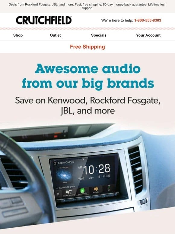 Big car audio savings to inspire you