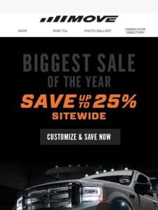 Biggest Sale of The Year!