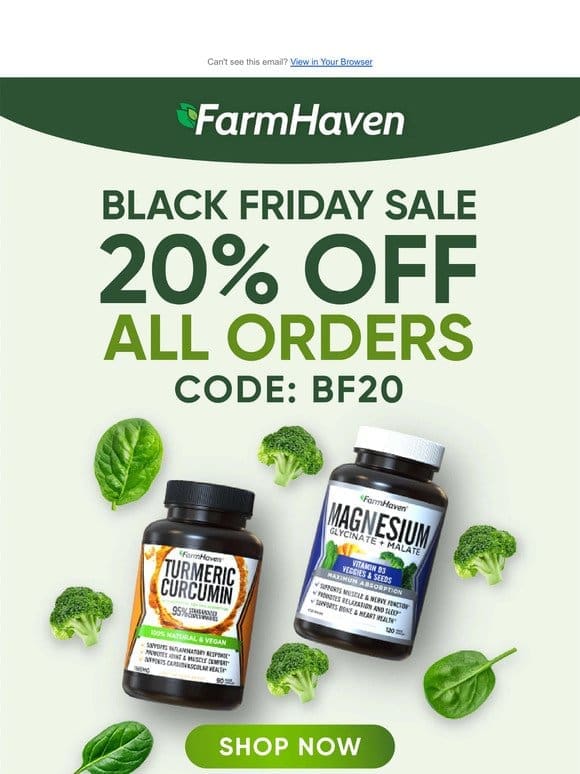 Black Friday Vitamin Deals NOW