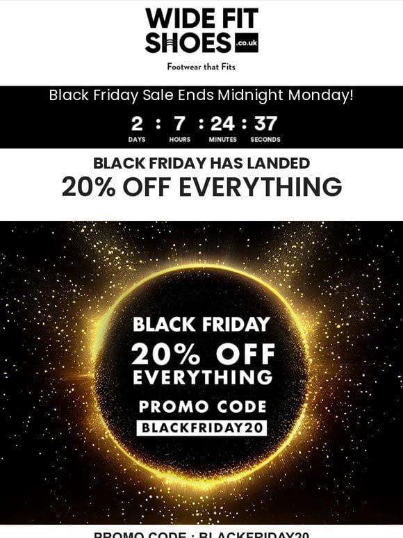 Black Friday: Your Exclusive OFFER – 20% OFF