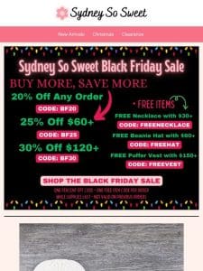 Black Friday is NOW!   Coupons & FREE Items Today!