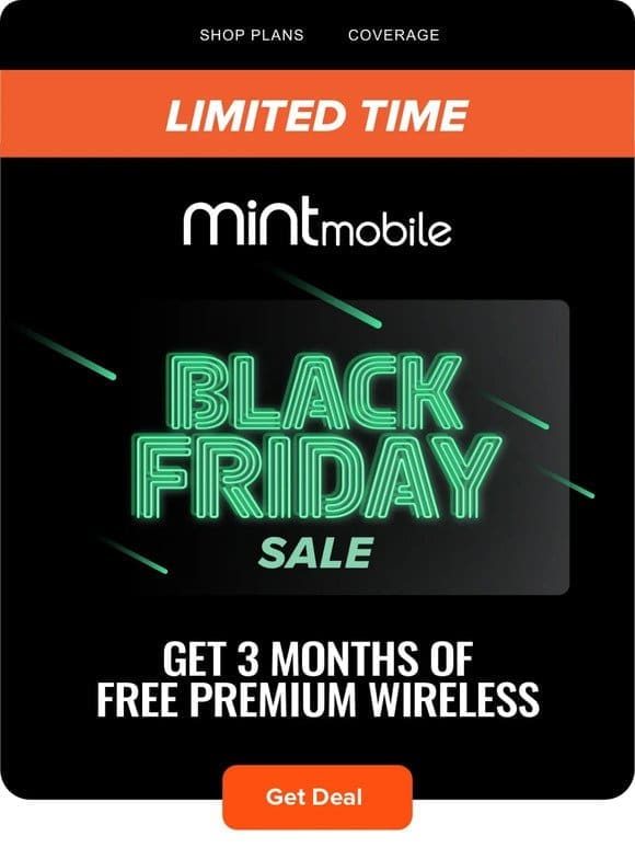 Black Friday is on: Get 3 months free