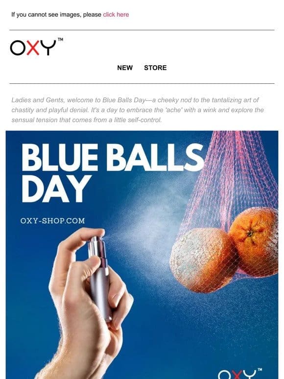 Blue Balls Day is Here! Good job.