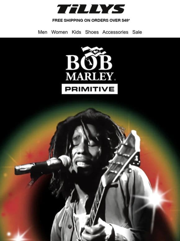 Bob Marley x Primitive Collection → Now Available