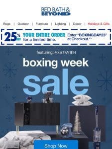 Boxing Day Deals on Furniture & Home Essentials