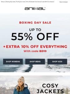 Boxing Day Sale   Up To 55% Off + Extra 10% With Code BD10