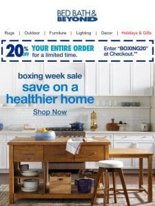 Boxing Week Deals for a Healthy Home