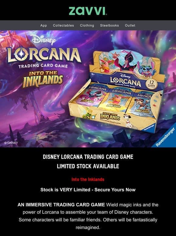 Brand New! Lorcana Into the Inklands [Disney TCG Release]