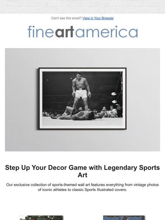 Bring the Game Home – From the Field to Your Walls!