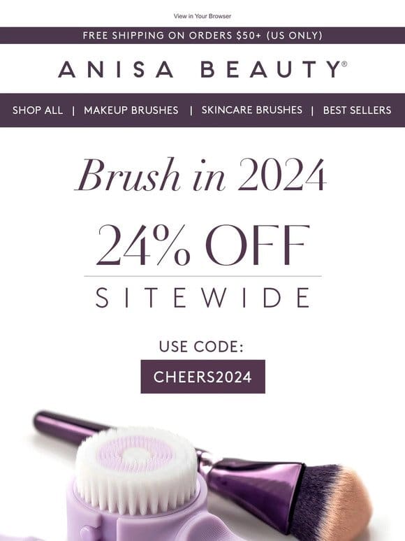Brush in 2024 with 24% OFF Sitewide