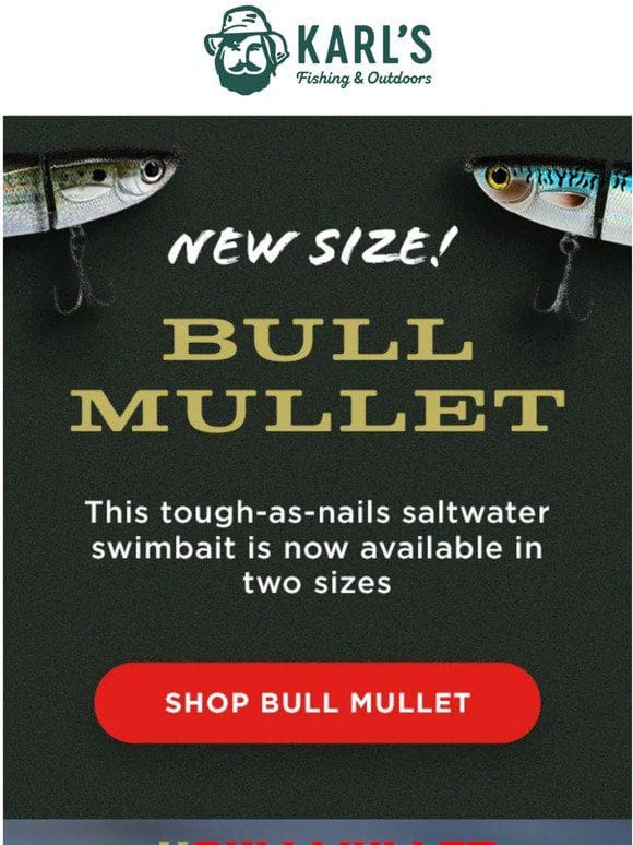 Bucca Bull Mullet – Now in 8″ size