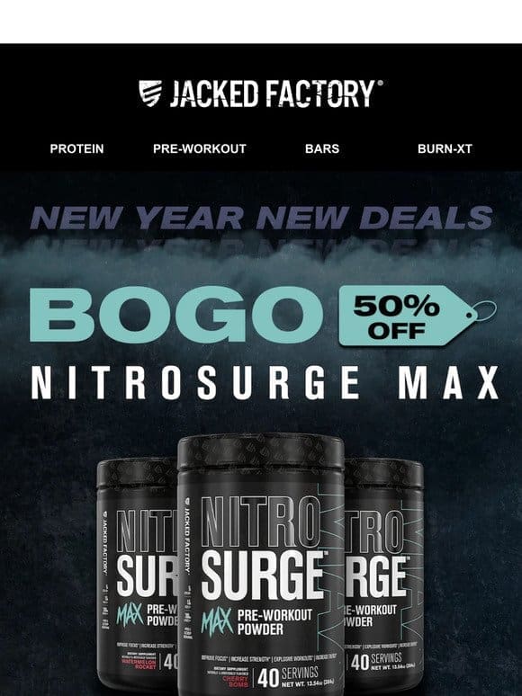 Buy 1 Get 1 50% Off Nitrosurge MAX Live Now ⚡