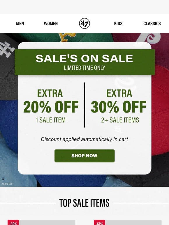 Buy More， Save More: Extra 30% Off Sale Items