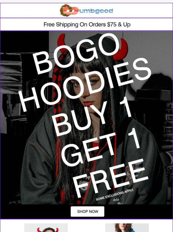 Buy One Get One FREE Hoodies
