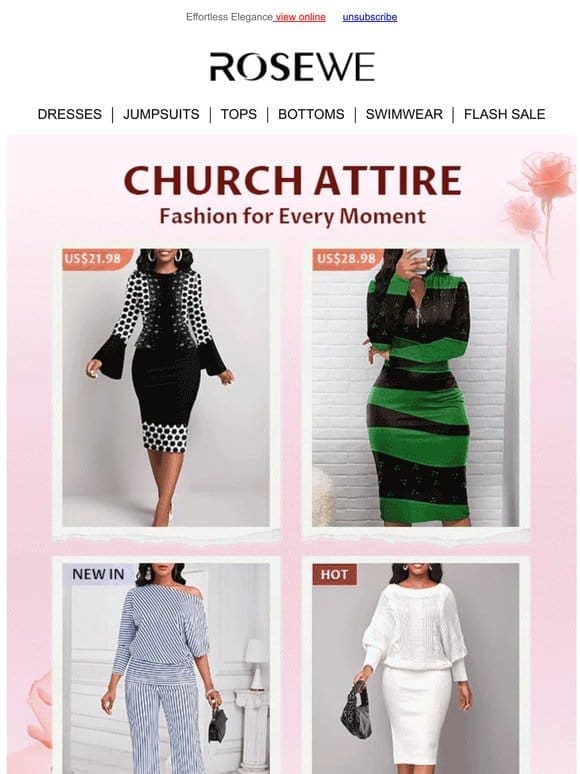 CHURCH ATTIRE: BIG SALE ENDS SOON!