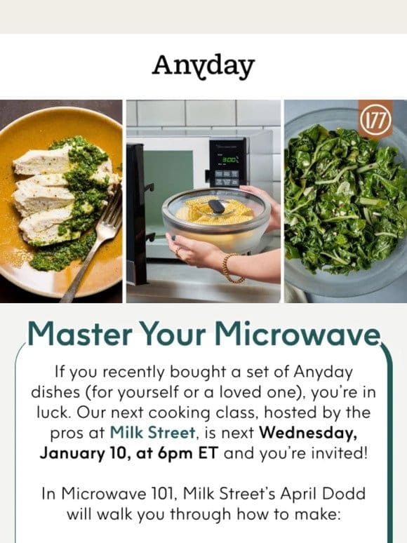 CLASS: Learn to master the microwave with Milk Street!