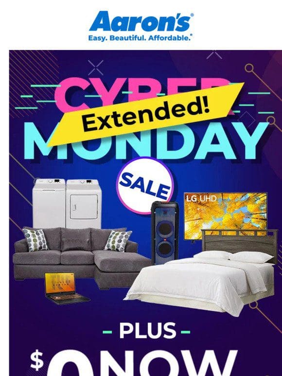 Cyber Monday EXTENDED