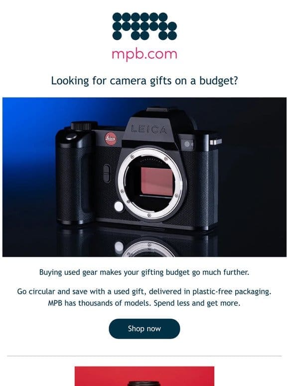 Camera gifts on a budget?