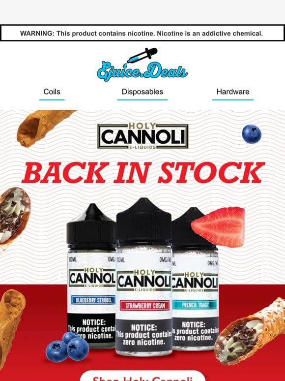 Cannoli is BACK!!