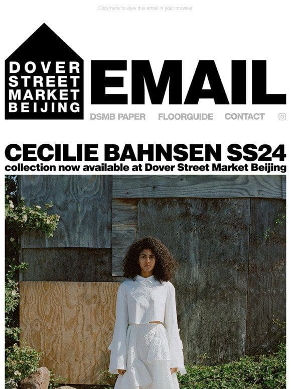 Cecilie Bahnsen SS24 collection now available at Dover Street Market Beijing