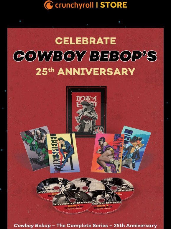 Celebrate 25 Years of Cowboy Bebop