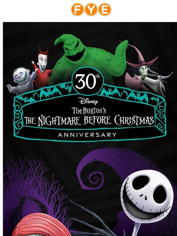 Celebrate 30 years of The Nightmare Before Christmas!