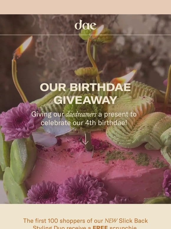 Celebrate DAE’s 4th birthdae with a giveaway!