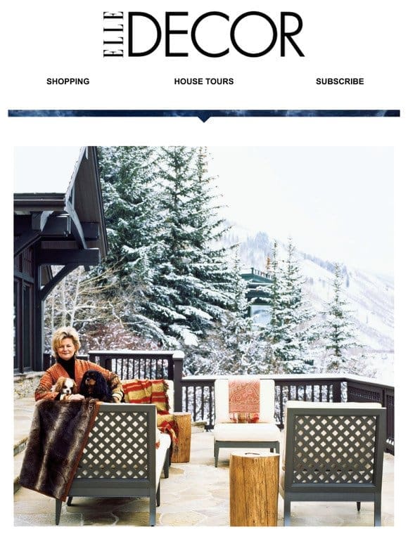 Charlotte Moss Brings a Touch of the Alps to Her Elegant Aspen Getaway