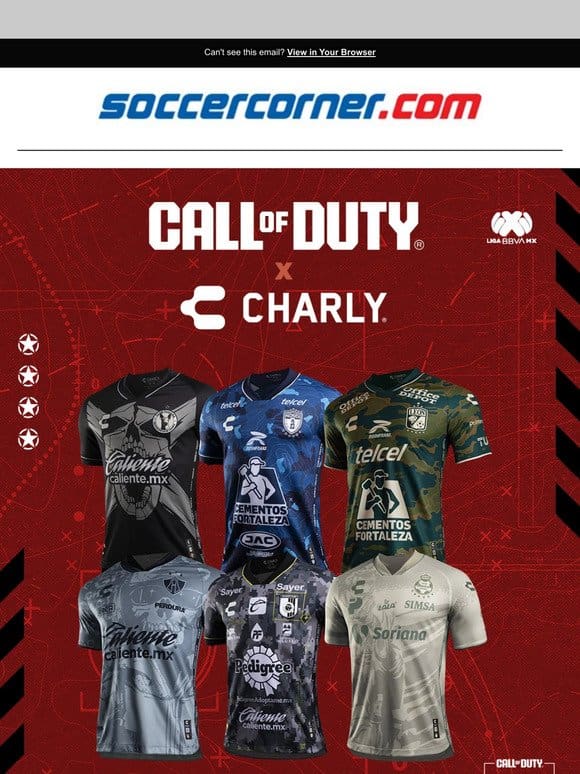 Charly x Call of Duty Jerseys