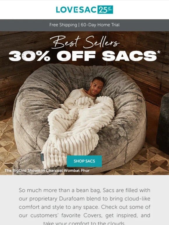 Check Out Some of our Best-Selling SACS & Save 30%!