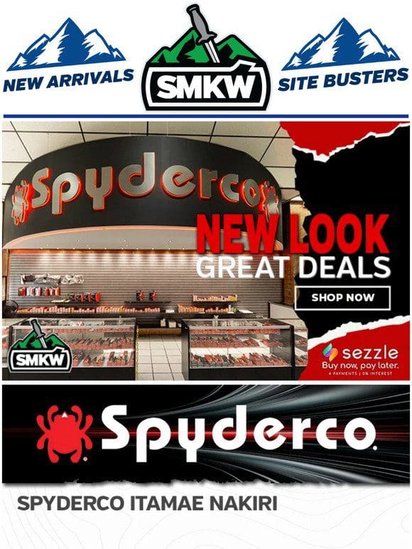 Check Out Spyderco NOW!