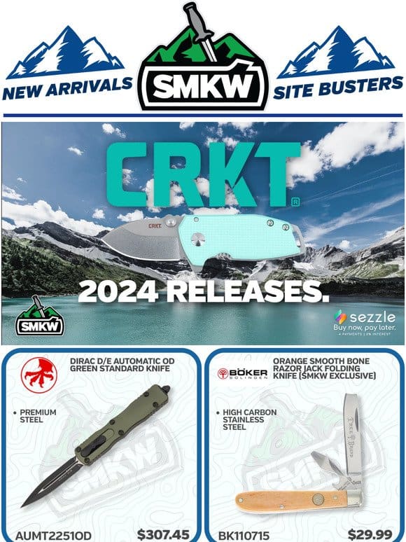 Check Out the NEW CRKT Product Launch NOW!