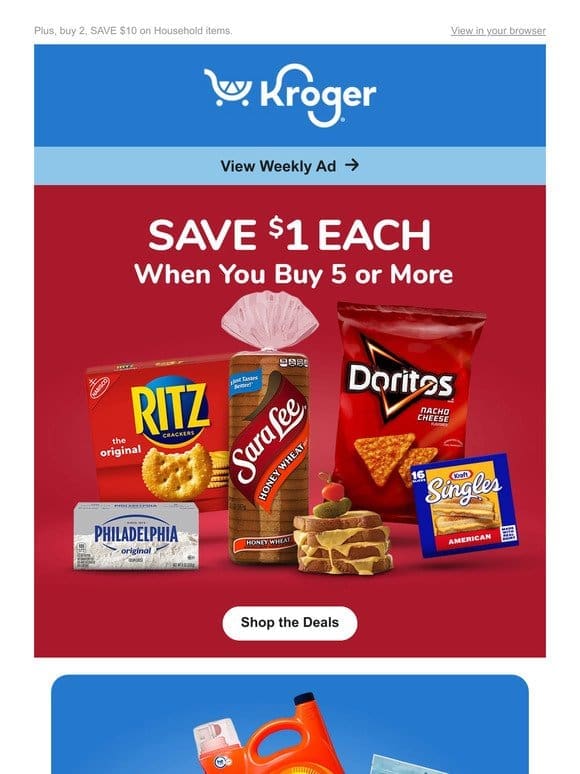 Check it Out ?? Your Weekly Ad is Here | SAVE $1 Each on Favorites