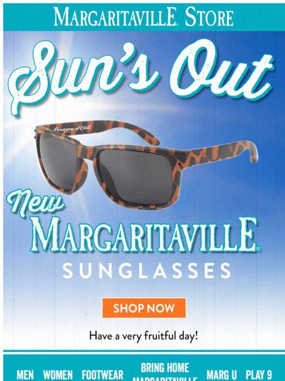 Check out our New Margaritaville Sunglasses