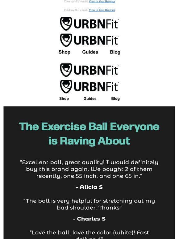 Check out the hype over this Exercise Ball!