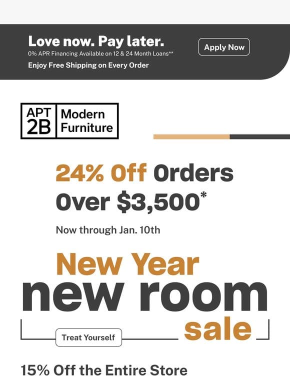 Cheers to a New Year and a New SALE