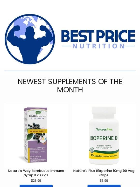 Choose from the Newest Supplements of the Month