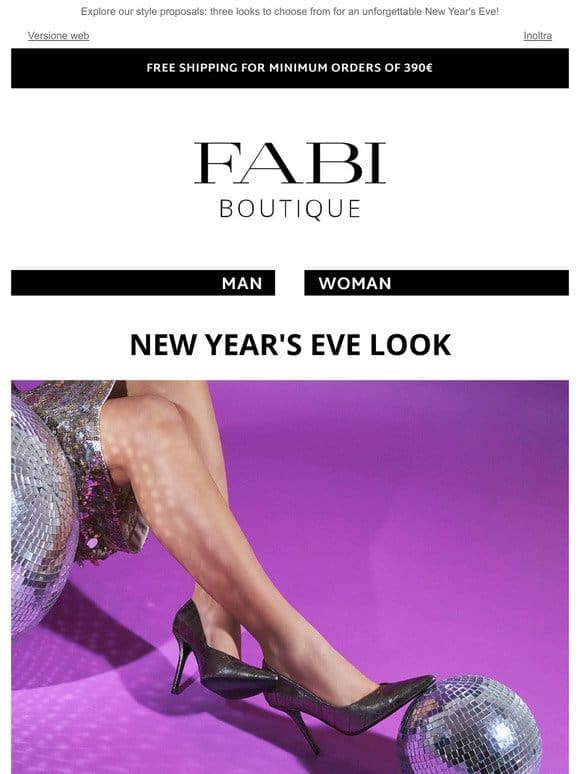 Choose your New Year’s Eve look