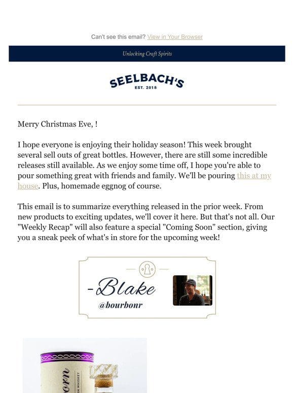 Christmas Eve Seelbach’s Week In Review – 12.24.23