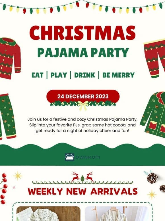 Christmas Pajama Party Unlocked!