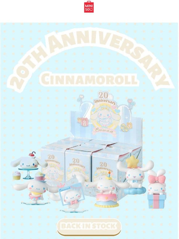 Cinnamoroll Limited Edition Coming Back！！！