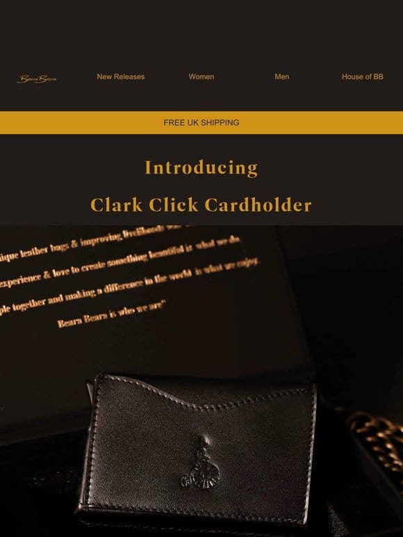 Clark Click Cardholder – The Ultimate Gift for the Hard-to-Shop-For Man!