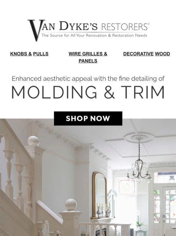 Classy & Clean…Molding & Trim