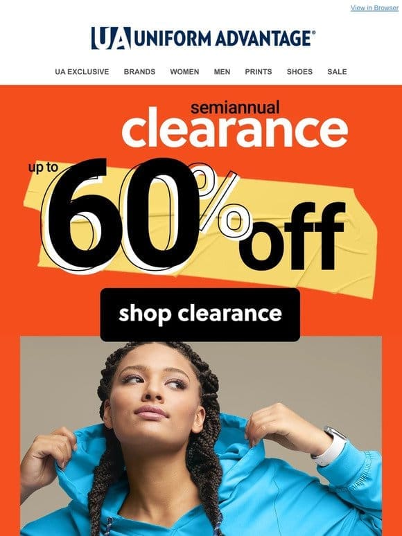 Clearance BLOWOUT   Up to 60% off